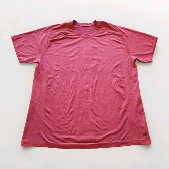 lululemon mens shirt xxl Red Athletic Fit Gym Workout - Picture 1 of 5